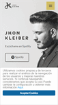 Mobile Screenshot of jhonkleiber.com